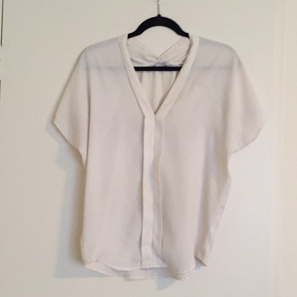 Chiffon V-Neck Blouse